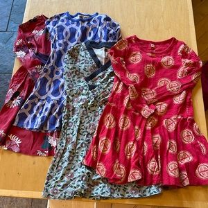 Tea Collection long sleeve dresses (lot of 4) - size 4